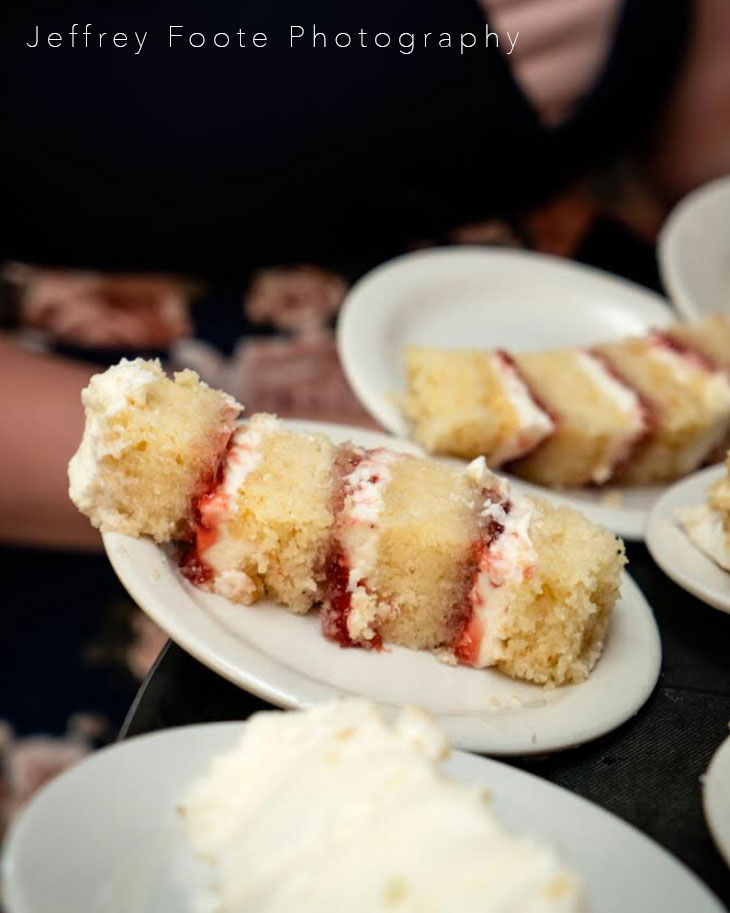 Harmony Club, adk, cake, wedding, buttercream, reception, cake slice, NY, upstate, the fancy cake box