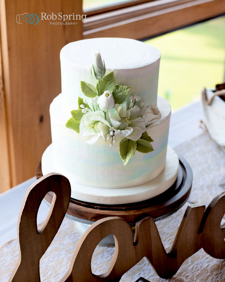 Cake, adk, wedding, buttercream, gum paste, reception, Lake Placid Club, NY, upstate, the fancy cake box